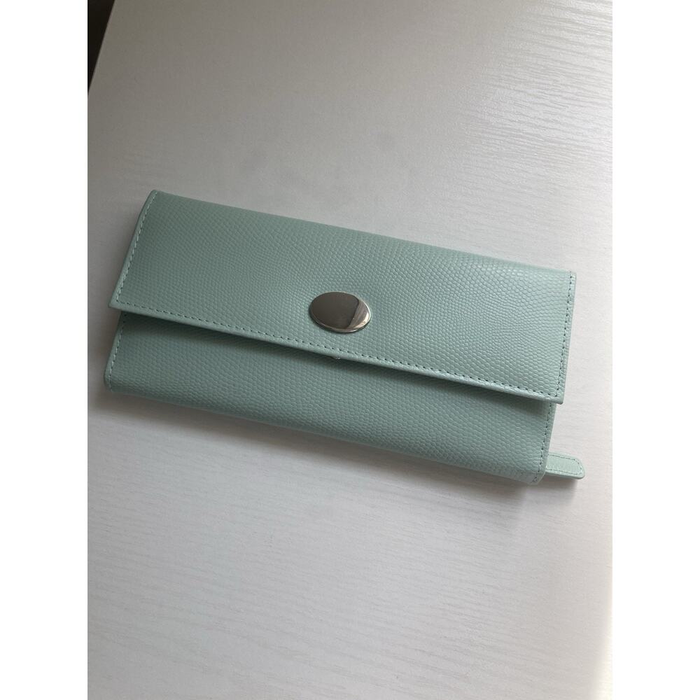 Pottery Barn Wolf The Mckenna Jewelry Roll Porcelain Blue Travel Packable